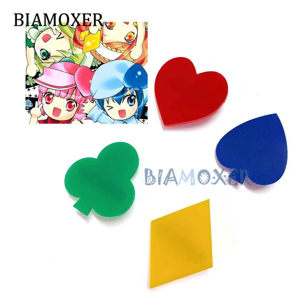 Реквизит для косплея ран Мики СУУ диам. флуго шара Хинамори Аму красные сердца