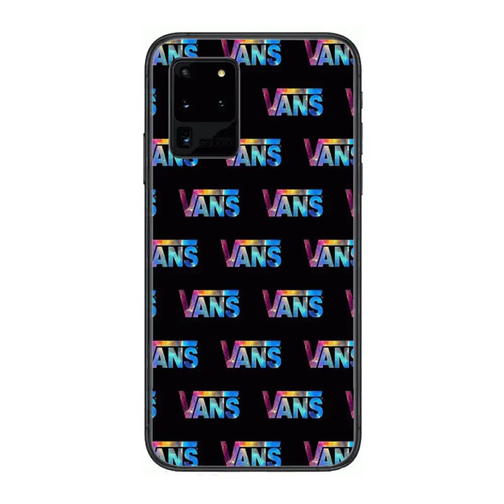 

V-VANS Phone cover hull For SamSung Galaxy S 6 7 8 9 10 20 21 Plus Edge E note 5G Lite Ultra black soft bumper