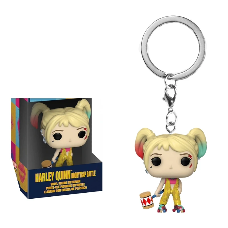 Новинка FUNKO отряд самоубийц Джокер Харли Квинн роликовые коньки Карманный Брелок