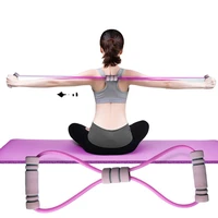 eight yoga character stretcher for girls eight character latex open shoulder arm stretch home man back chest yoga bodybuilding