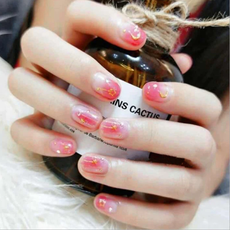 Наклейки для ногтей в виде звезд 14 наконечников/листов|Стикеры и наклейки| |