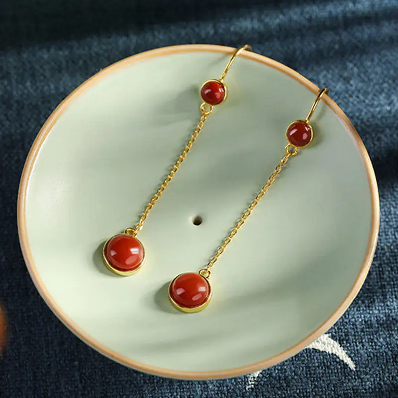 

Дизайнерские оригинальные новые серебряные инкрустированные красными эмалированными фарфоровыми яйцами Круглые Искусственные классичес...