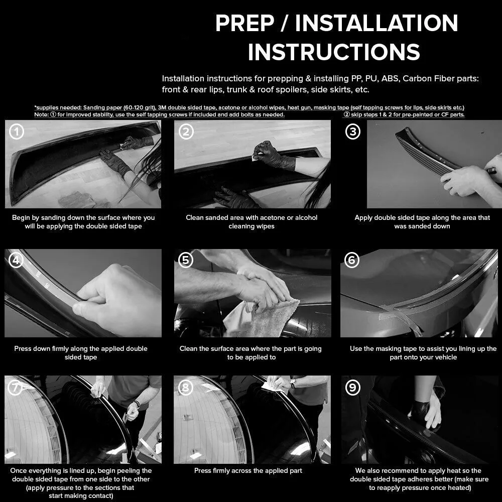 

10-13 Mazda 3 4DR Sedan Flush Mount OE Style