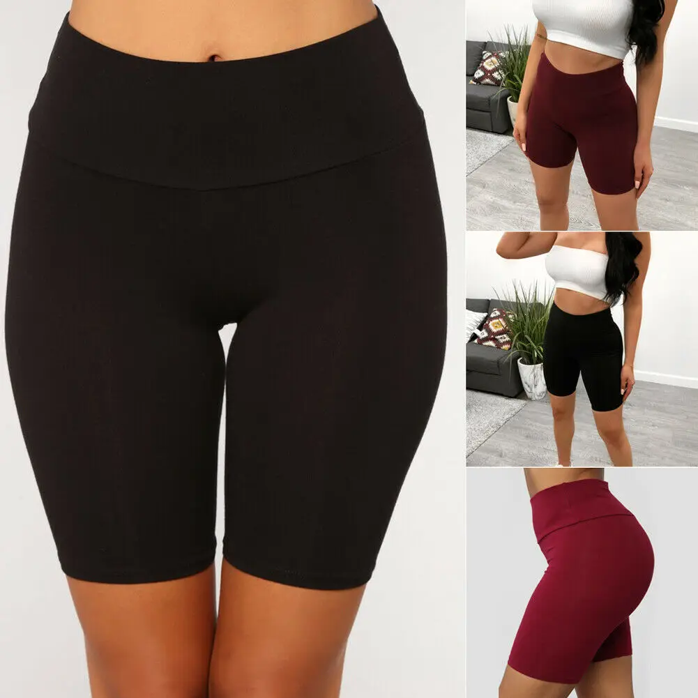 

2021 Women Sport YOGA Shorts Workout Gym Fitness Leggings Stretchy Shorts Sportswear