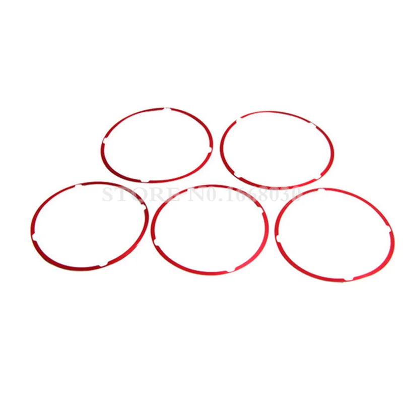 Красная внутренняя центральная консоль Крышка вентиляционного отверстия 5 шт.