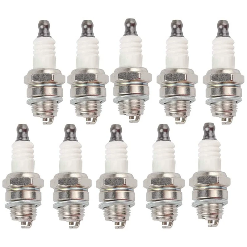 

10Pcs L7T Spark Plug for Trimmer Blower Chainsaw Brushcutter Strimmer Lawn Mower CNIM Hot