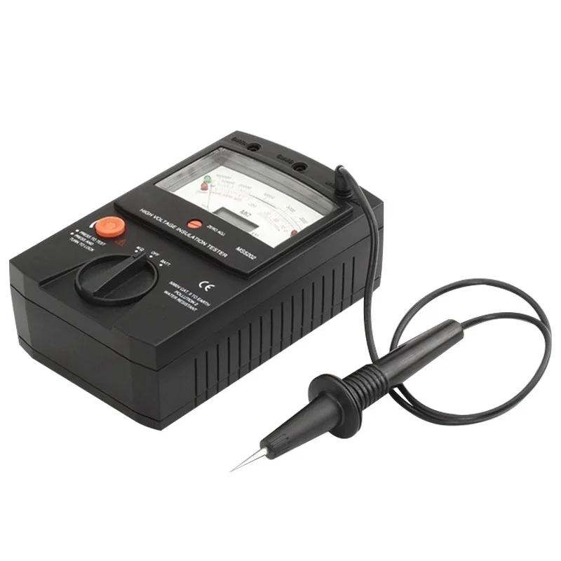 MASTECH MS5202 2500V Digital/Analogue Megger Pointer Insulation Resistance Tester Max to 100000Mohm | Meters