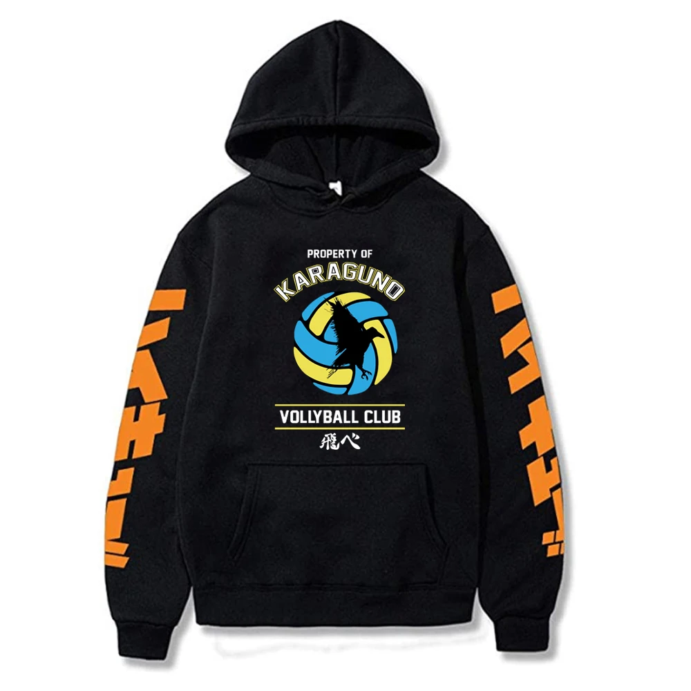 

2021 New Anime Haikyuu Hoodie Sweatshirt Male Hoodies Casual Pullovers Tops Fashion Clothes
