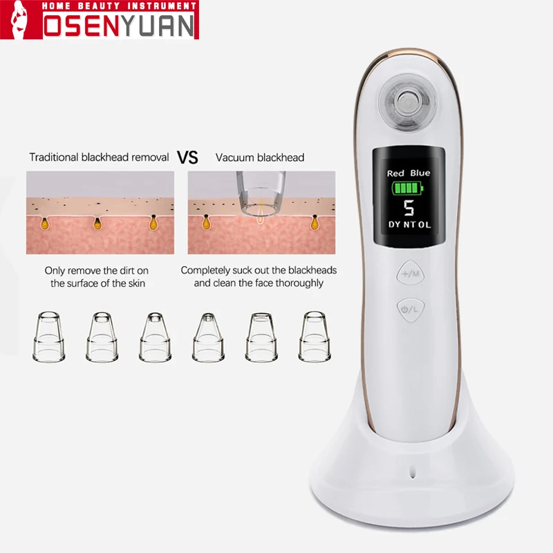 

Multifunction Black Point Vacuum Cleaner Tool Blackhead Remover Facial Whitening Pore Deep Cleansing Skin Care Beauty Instrument