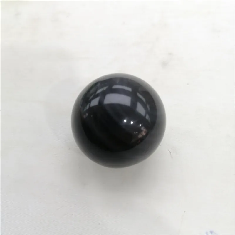Natural Black obsidian healing Reiki ball crystal sphere for decoration | Дом и сад