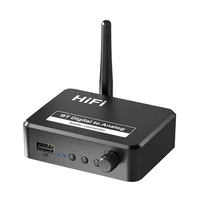 5 1 receiver digital optical fiber analog audio converter 3 5mm rca hifi stereo sound for tv and laptop camera speakers