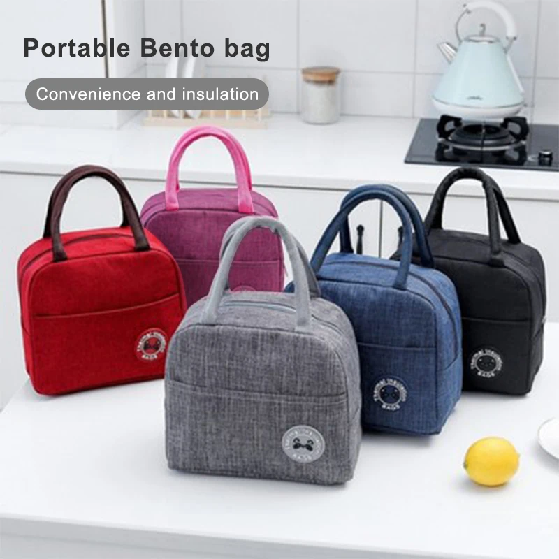 

Portable Cooler Bag Ice Pack Lunch Box Insulation Package Insulated Thermal Food Picnic Bags Pouch For Women Kids Girl Children
