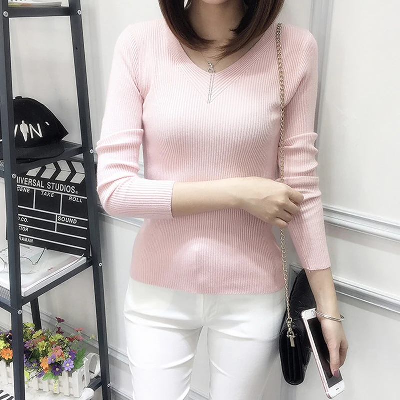 Осенне-зимний базовый свитер из смешанного хлопка повседневные пуловеры с