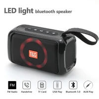 led light wireless bluetooth speaker waterproof portable column for computer speakers subwoofer boombox music center caixadesom