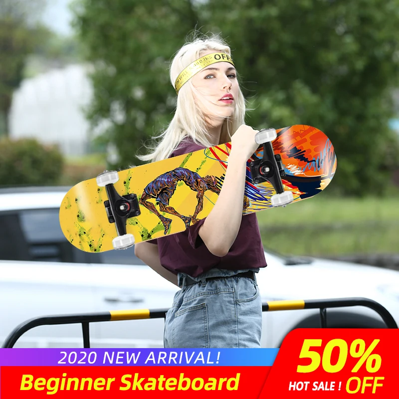 

Intermediate Professional Introductory Four-wheeled Skateboards Adult skateboards for men and women Hip-hop Skate