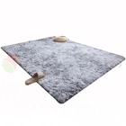 Розовый из толстого плюша, напольный ковер для Гостиная Пушистый Ковер номер ковры нескользящие носки-тапочки для новорожденных Мягкие окрашенные ковры для детской комнаты коврик