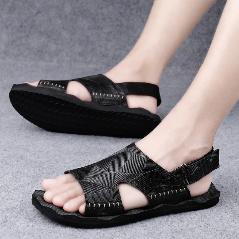 

Sandale Homme Sport Sandalias De Cuero Para Hombre Transpirables Zandalias Sandals-men Sandals For Men Summer Beach Mens Outdoor