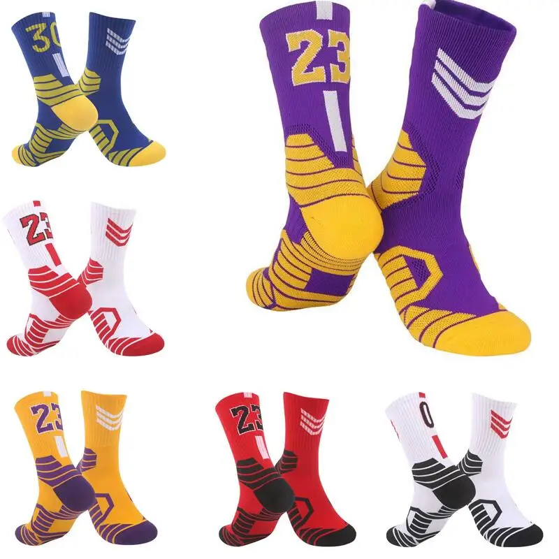 HOT SELL Professional Basketball Socks Sport For Kids Men Outdoor Cycling Climbing Running Fast-drying Breathable  Non-Slip
