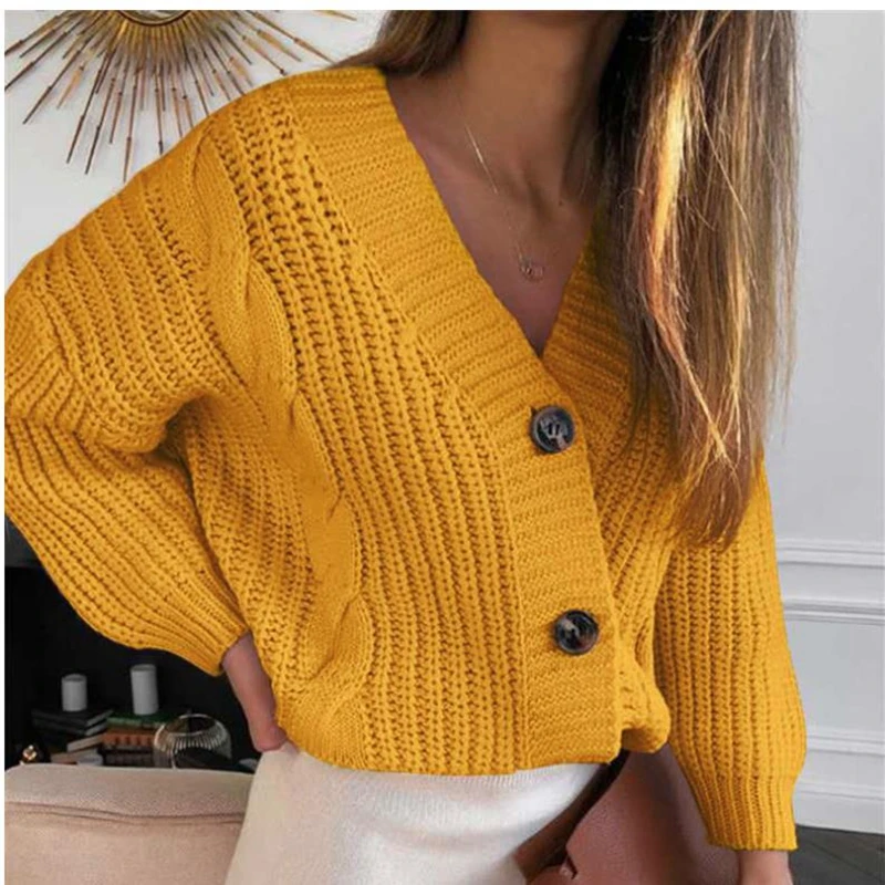 

2020 Atumn зимние Asual женские свитера с длинным рукавом кардиганы Модные женские пальто вязаные свитера женская одежда