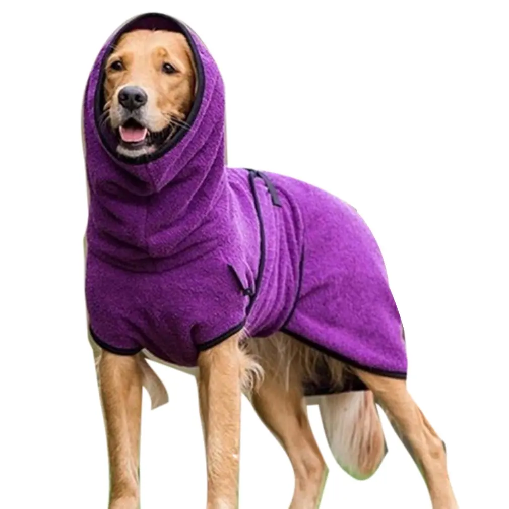 

European And American Pet Clothing Fleece Velvet Golden Retriever Dog Thick Warm Clothing Pet Supplies
