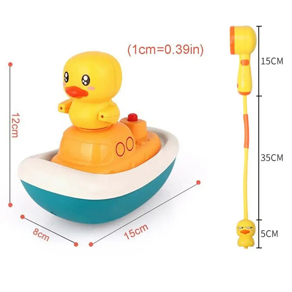 

Baby Bath Toys Electric Water Spray Toys Rotate Boat Bathtub For Toddlers Toys Fun Bath Age Shower For Kids Toys Sprinkler H8F2