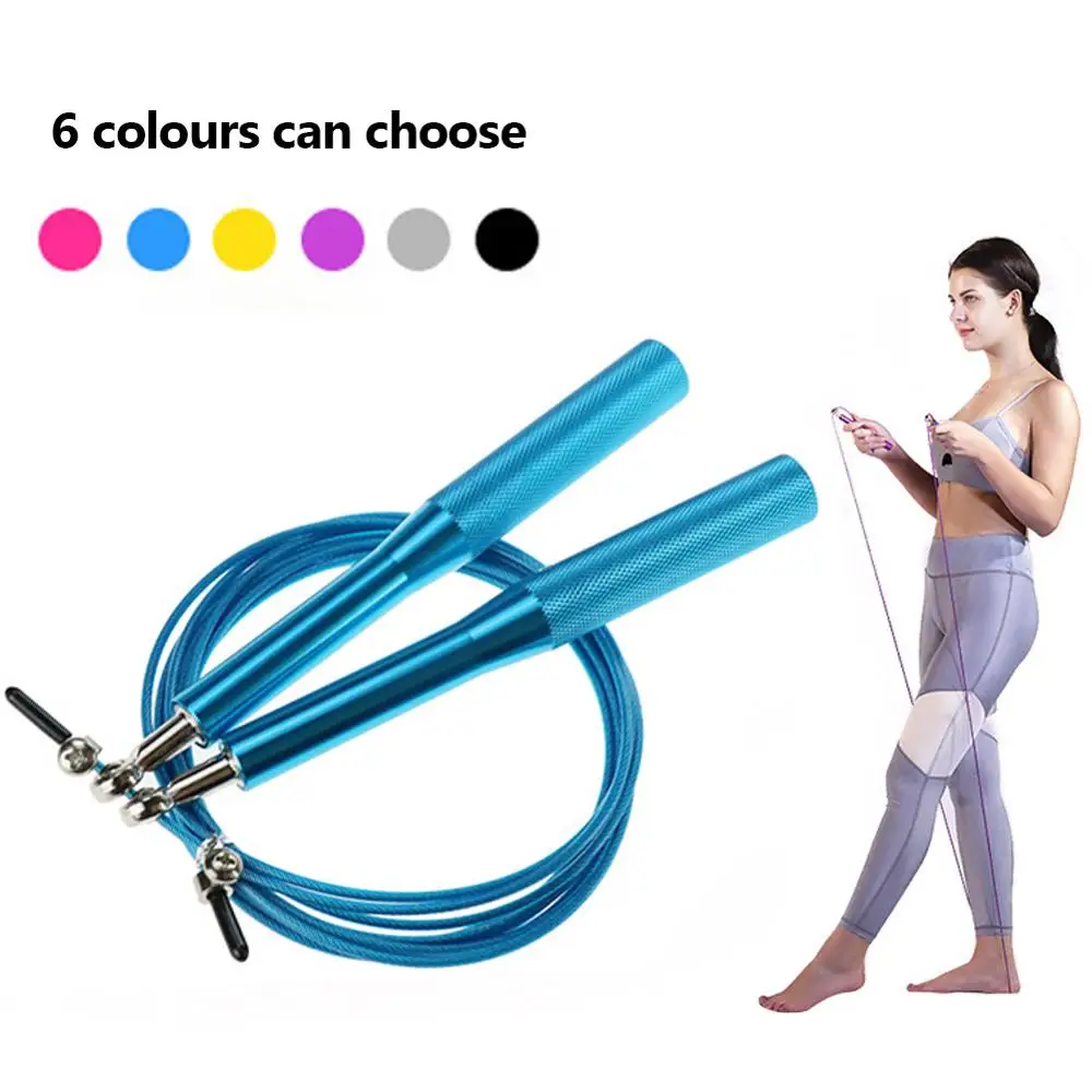 Скоростной Скакалка для фитнеса Регулируемая Веревка тренировок бокса MMA