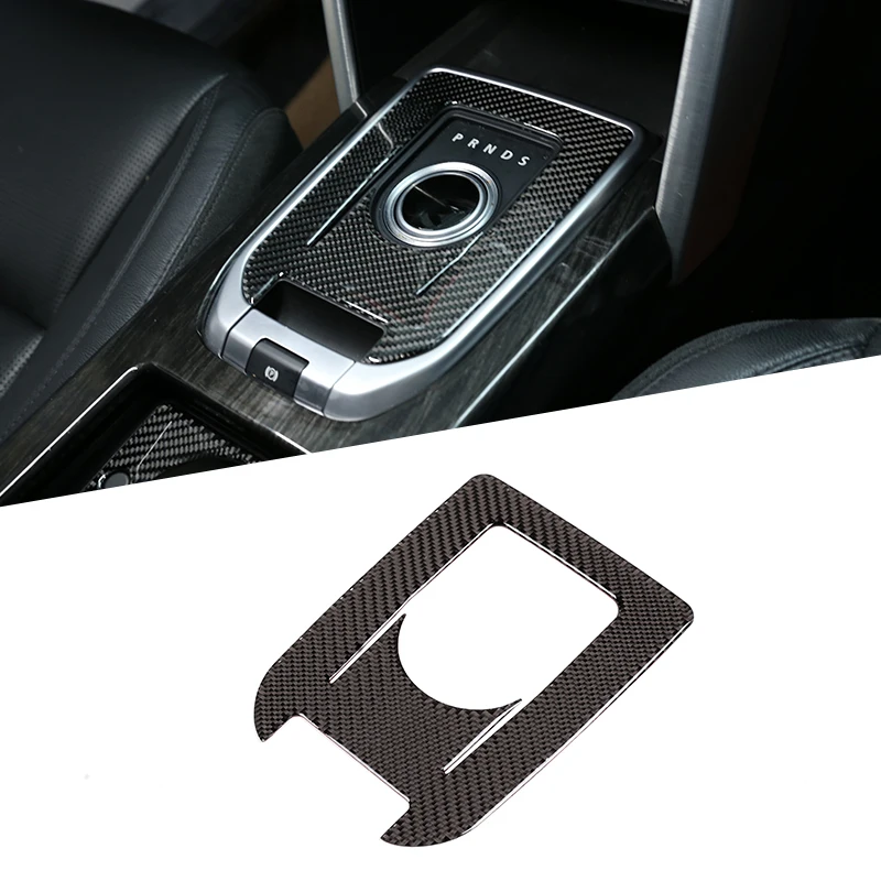 

1 Pcs Soft Carbon Fiber For Land Rover Discovery Sport 2015-2019 Car Accessories Car Interior Gear Shift Panel Cover Trim