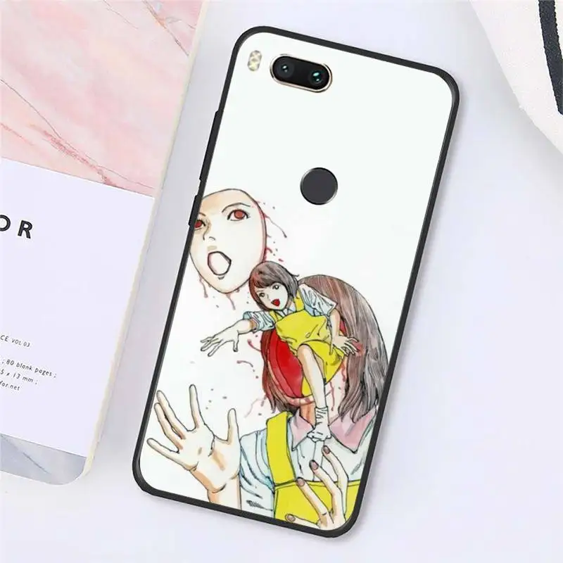 

shintaro kago Horror cartoons Phone Case For Xiaomi Redmi note 7 8 9 t k30 max3 9 s 10 pro lite Luxury brand shell funda coque