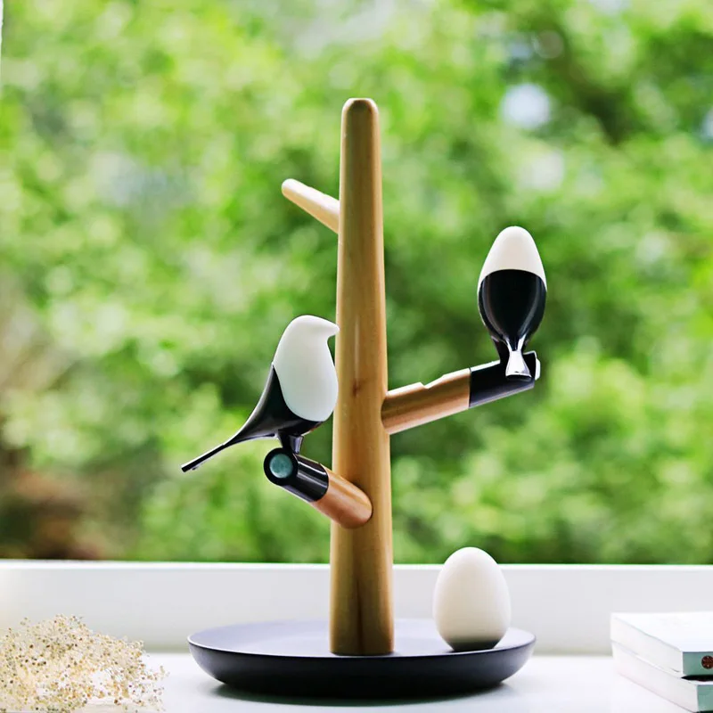 Magpie Bird USB зарядное устройство ночной Светильник Интеллектуальный Вибрационный индукционный светодиодный настольный светильник маленькие яйца светодиодный светильник домашний декор Новинка подарки