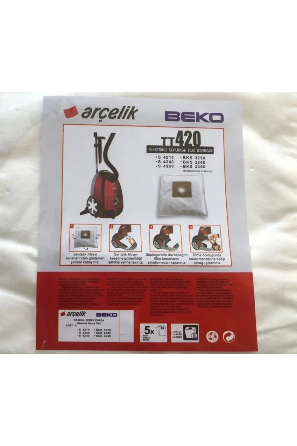 

MHK Parts Bks 2240 A 15 Pcs Dust Bag