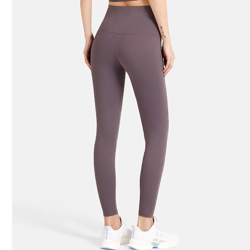 Triple Breasted Yoga Pants Women High Waist Naked Feeling Leggings Push Up Sport Fitness Running Tight Pants Gym Girl Leggings