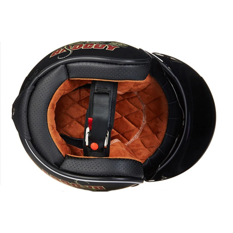 Винтажный мотоциклетный шлем TORC в стиле ретро велосипедный скутер Чоппер 3/4 с