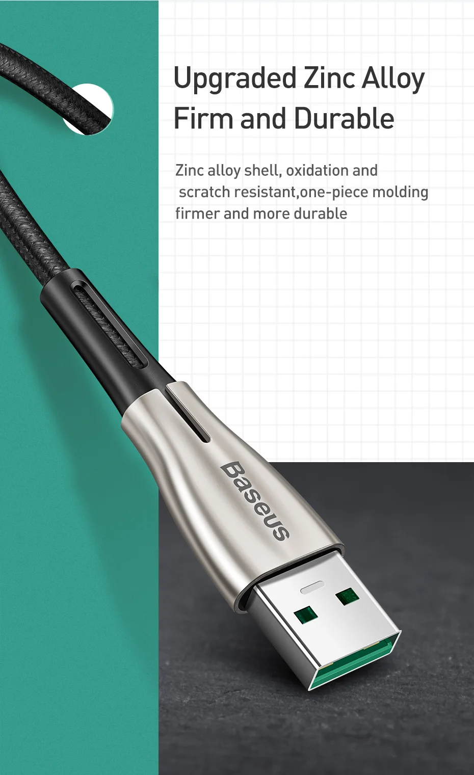 Baseus Micro USB кабель для OPPO 4A VOOC Быстрая зарядка кабель зарядного устройства микро-usb для samsung Xiaomi Redmi Note 4 5