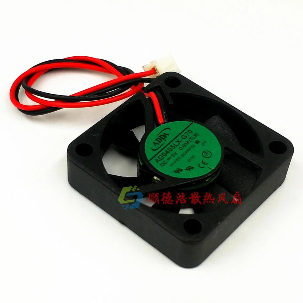 Для ADDA AD0405LX-G70 40 мм 4 см DC 5V 0.08A 40x40x10 настольный сверхтихий мини бесшумный осевой