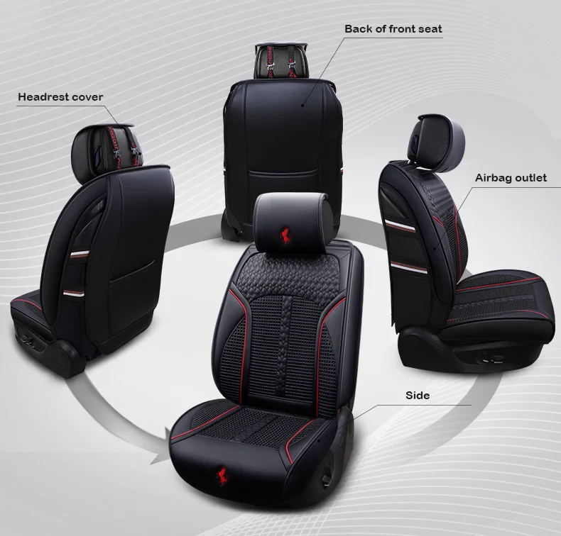 Универсальный чехол для автомобильных сидений Фольксваген Гольф 4 5 passat b7 b6 b8 polo