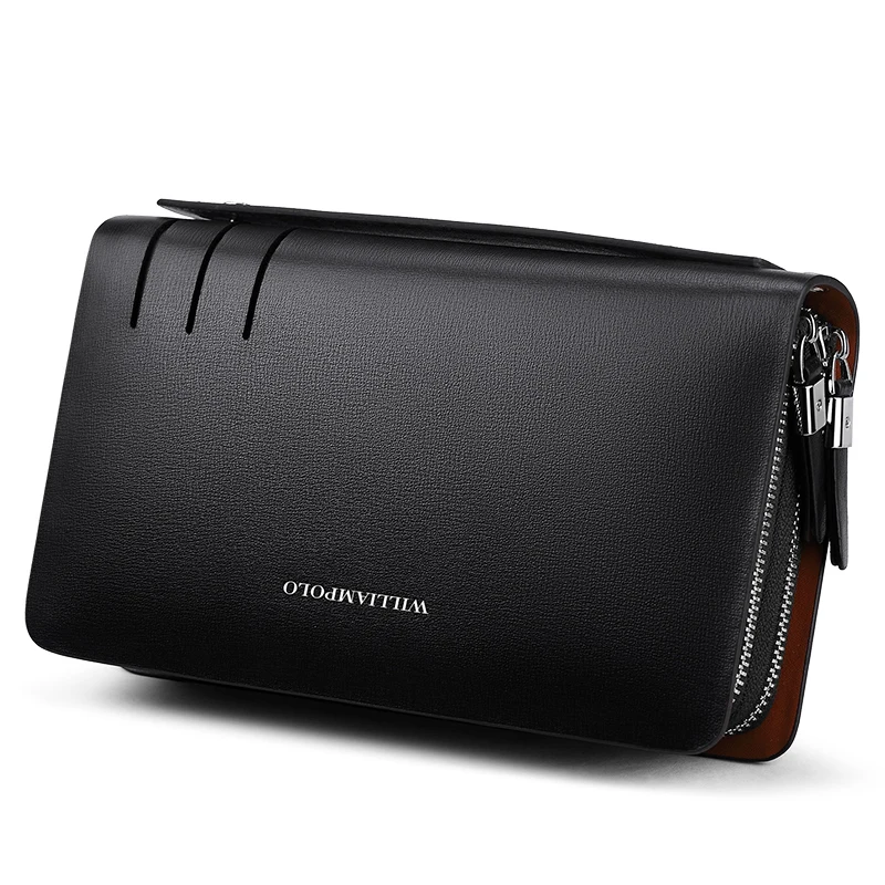 Кошелек WILLIAMPOLO мужской из натуральной кожи вместительный PL179 | Багаж и сумки