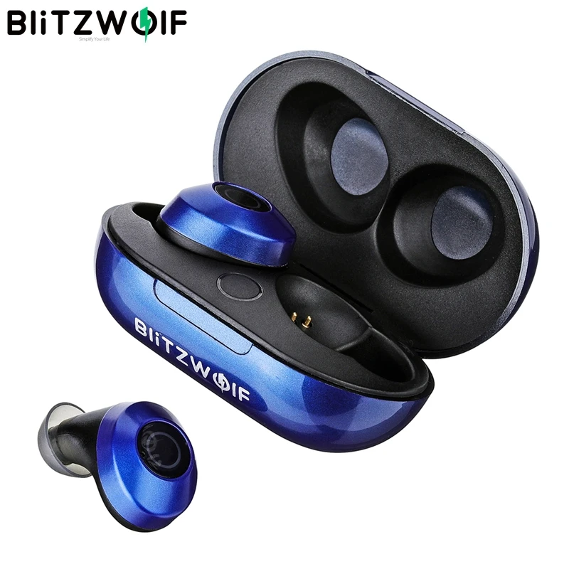 BlitzWolf BW FYE5 bluetooth 5.0 TWS True Wireless Наушники-наушники Наушники спортивного размера Карманные наушники HiFi Бас-наушники со стереозвуком Наушники Пассивное шумоподавление Длинные наушники с аккумулятором