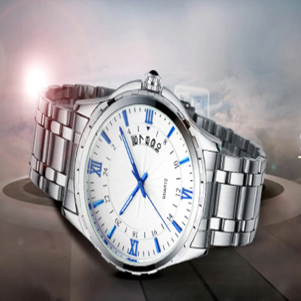 Новые мужские цифровые часы наручные с хронографом водонепроницаемые кварцевые