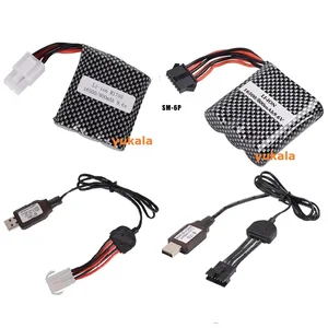 Литий-ионный аккумулятор 9,6 в для 9115 9116 S911 S912 9120, запасной аккумулятор для радиоуправляемого автомобиля, грузовика, 9,6 в, 800 мАч, аккумуляторная батарея 16500 для игрушечного автомобиля