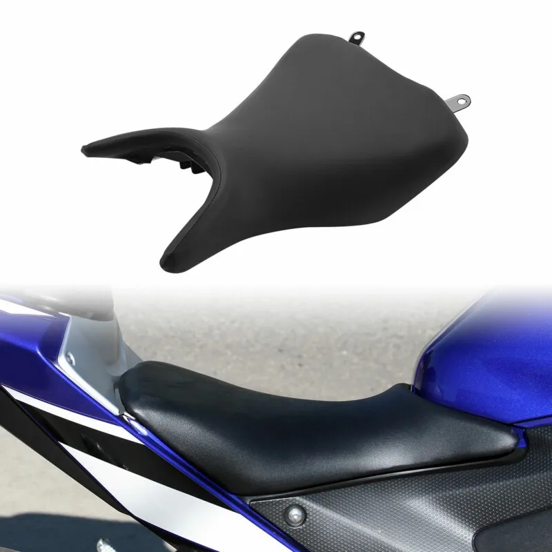 Cuscino sedile anteriore nero moto per Yamaha YZF R3 YZF-R3 2015-2021 2017 2018