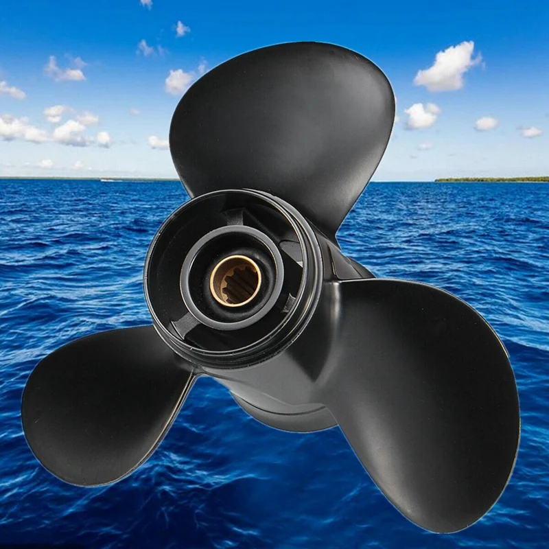 9 9x13 Алюминиевый винт для подвесного мотора ртути Маринер 25-30HP 346-64104-5 | Автомобили