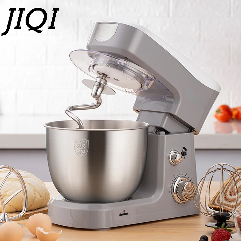 Электрический шеф повар JIQI миксер из нержавеющей стали для взбивания яиц и крема