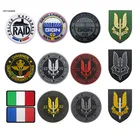GIGN RAID французские армейские ПВХ-накладки, британские S.A.S. SAS Италия, спецназ, 3D резиновый крючок, петля, патч, тактический значок