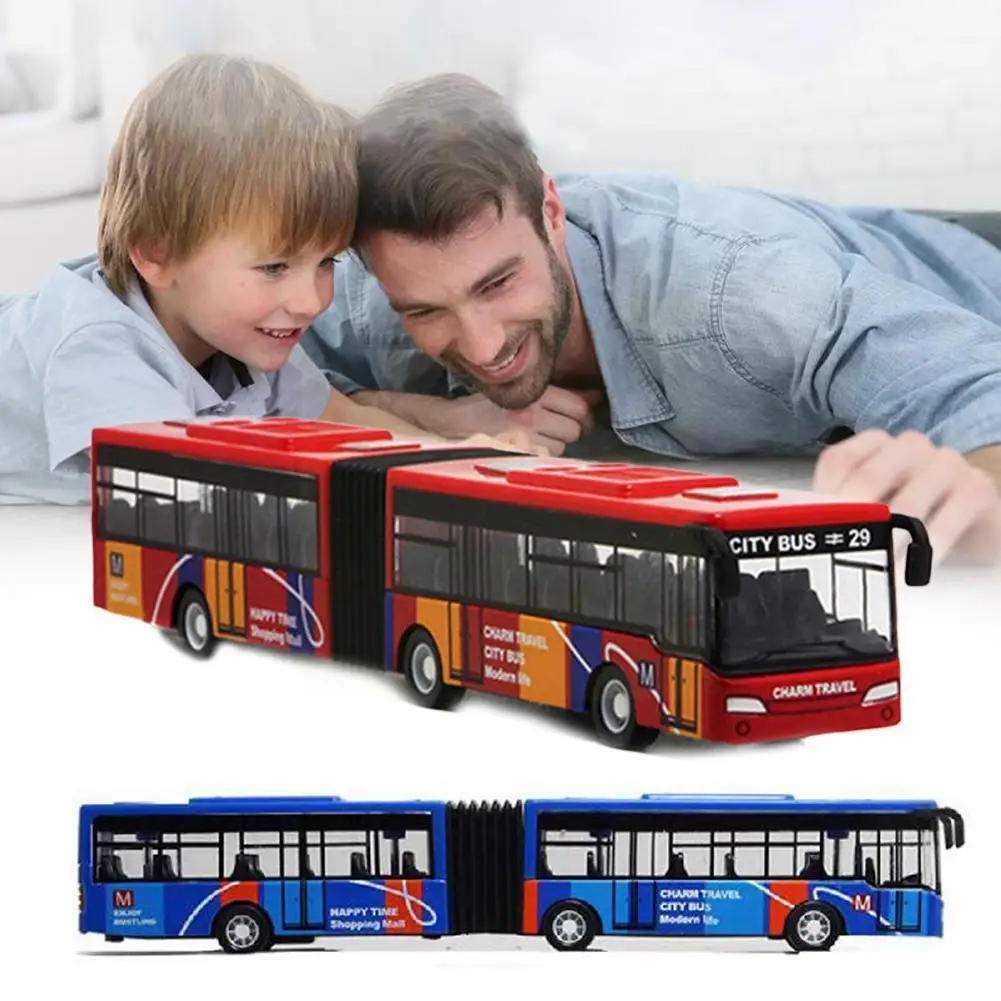 

Мини-модель для малышей, автомобили из сплава, городские автомобили, автобус, Детские двойные подарки, забавные литые игрушки, автобусы для ...
