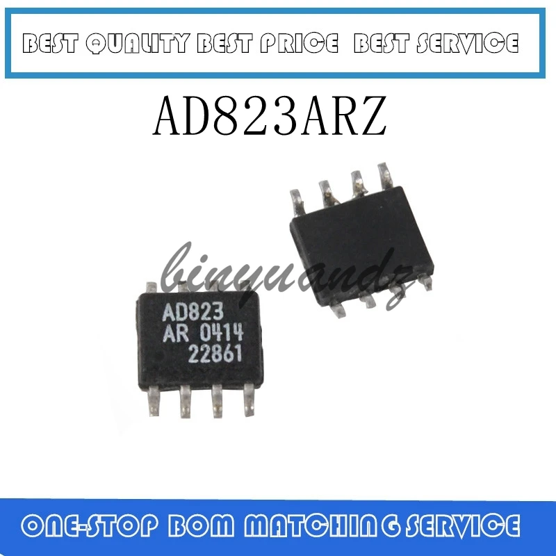 10PCS AD823AR SOP-8 AD823ARZ SOP8 AD823 AD823A SOP Dual 16 MHz Rail-to-Rail FET Input Amplifier IC | Электроника
