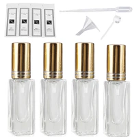 essential glass empty perfume mist spray bottle bottling 1 set 6ml 9ml for perfumes gels oils fillable clear cosmetic containers