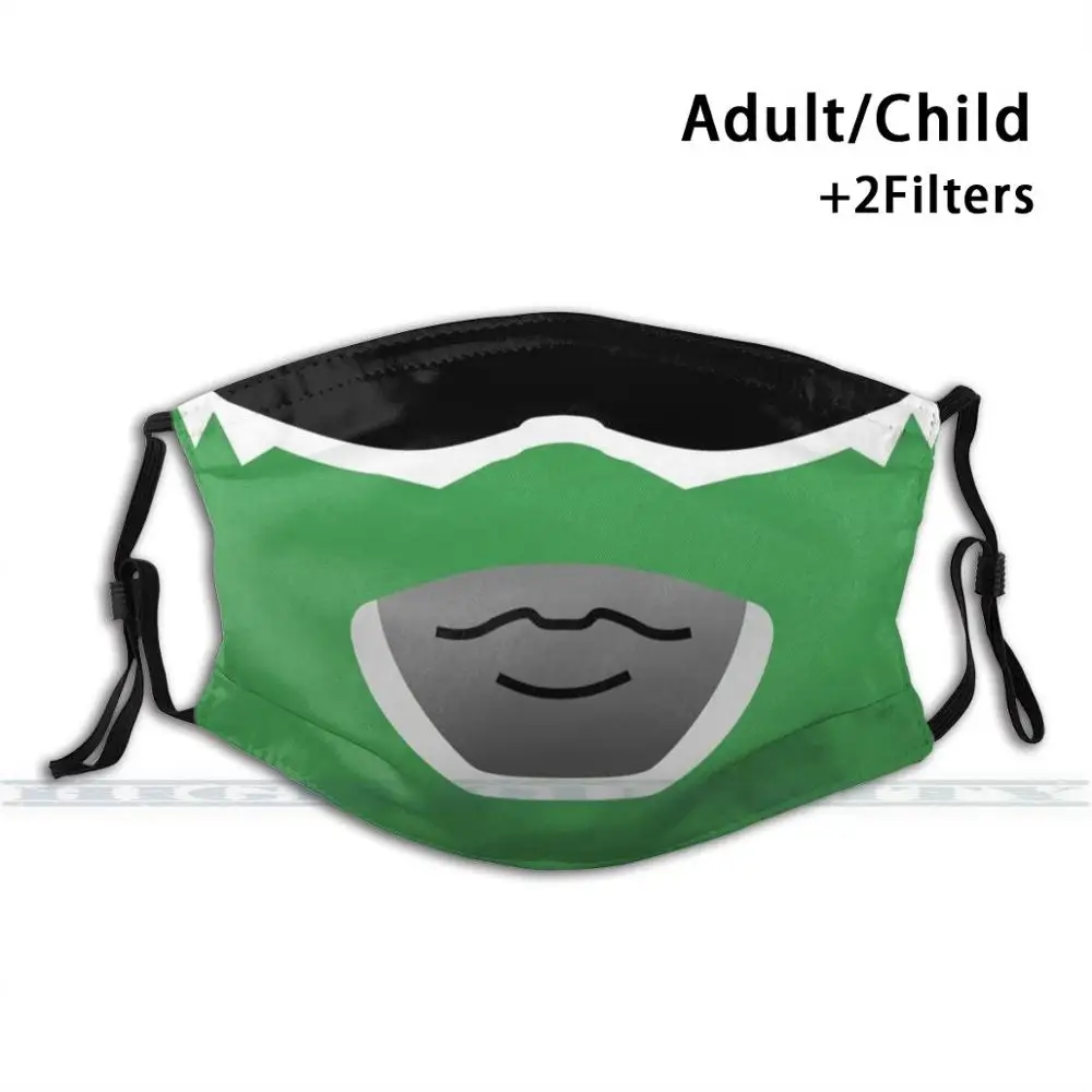 

Шлем героя зеленая маска, индивидуальный дизайн для взрослых и детей, Пылезащитный фильтр «сделай сам», милый Принт, смываемая маска, маска для лица, маска для лица