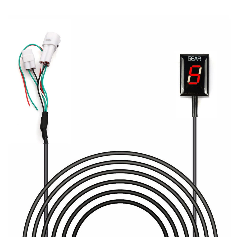 Мотоцикл Ecu 1-6 индикатор скорости передач Индикатор передачи дисплей для Yamaha FZ6 FZ6S