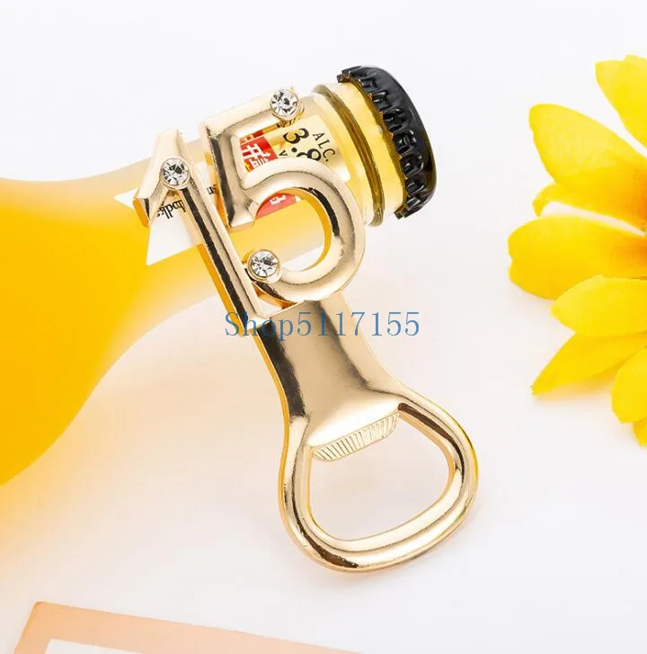 Золотая цифровая открывалка для пивных бутылок 15 дюймов свадебная вечевечерние