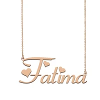fatima name necklace custom name necklace for women girls best friends birthday wedding christmas mother days gift
